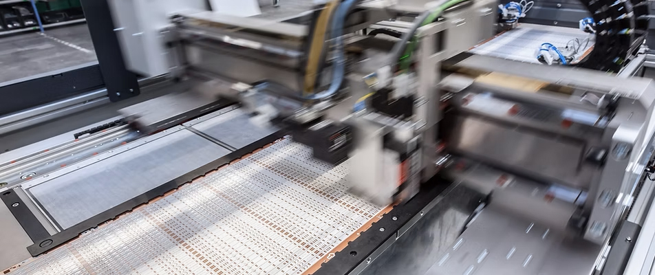 Flexible LED Modules production 03 – Label