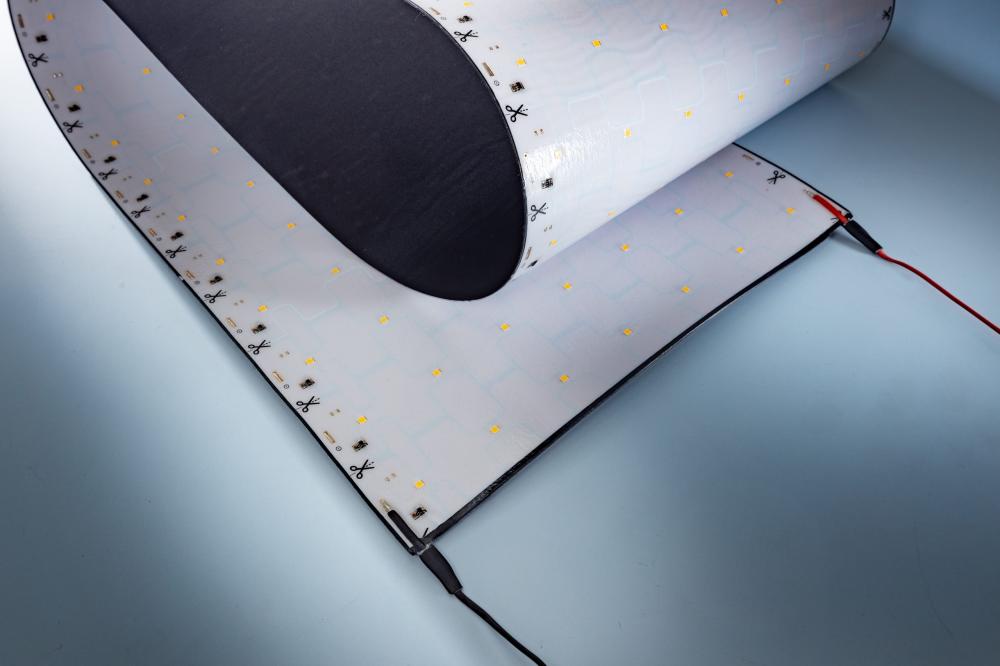 : Lumistrips has ingeniously integrated LED technology into wallpapers