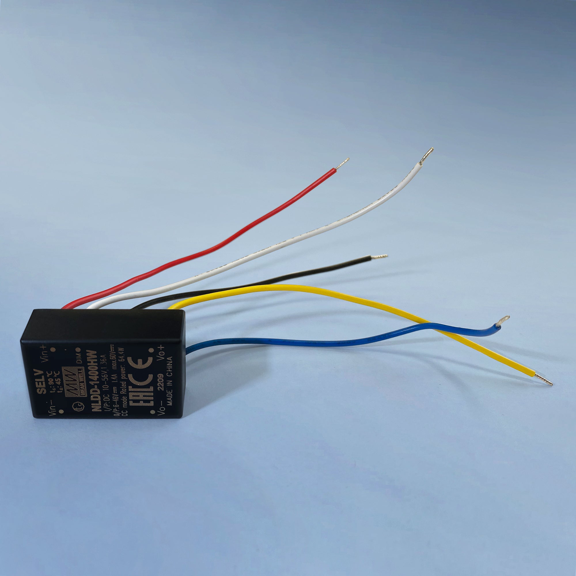 Constant Current LED Driver Mean Well NLDD-350HW 350mA 10-56VDC to 6-52VDC PWM Remote On/Off - view 4