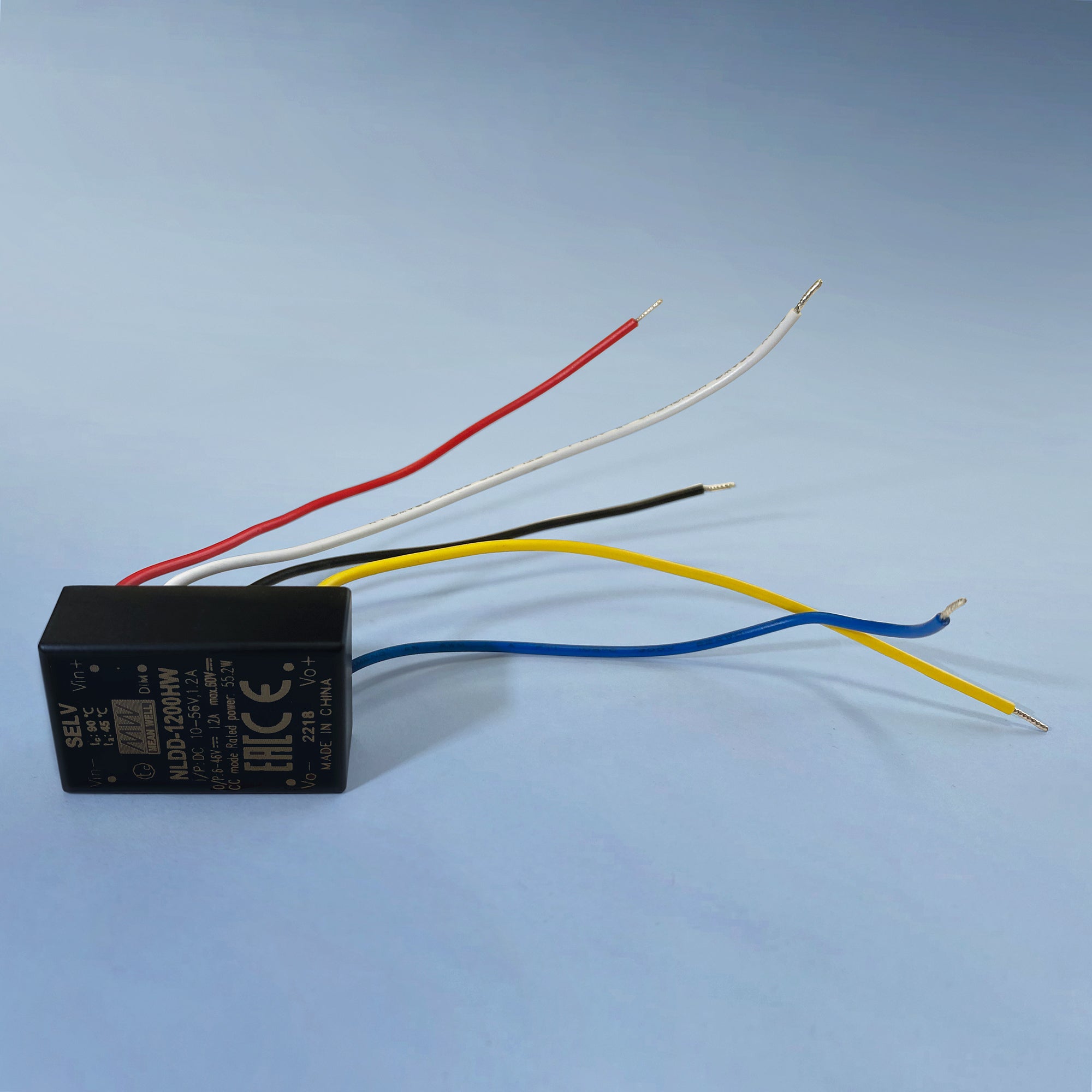 Constant Current LED Driver Mean Well NLDD-350HW 350mA 10-56VDC to 6-52VDC PWM Remote On/Off - view 5