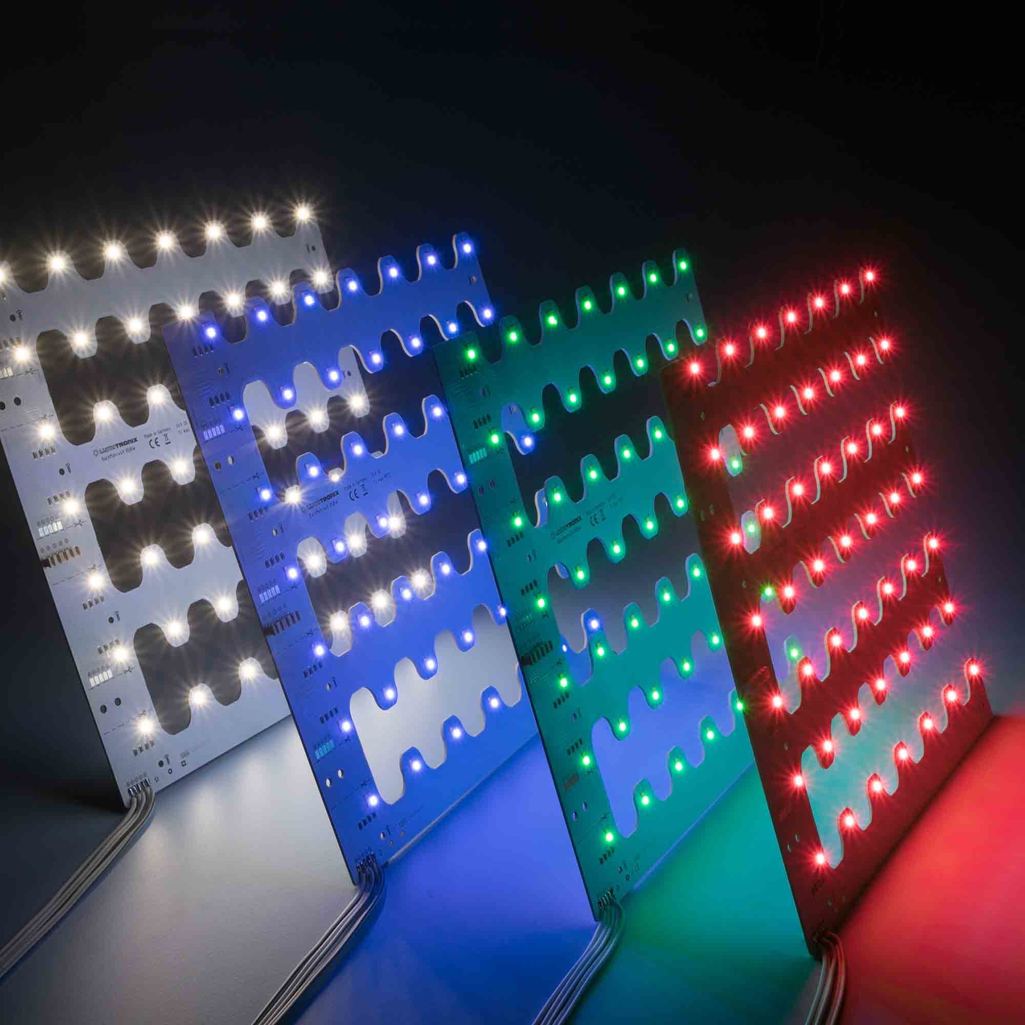 BackMatrix-49-3080 Nichia LED Module RGBW 4000K 4300lm 196 LEDs 24V 58W 120° 28x28cm (54000 lm/sqm)