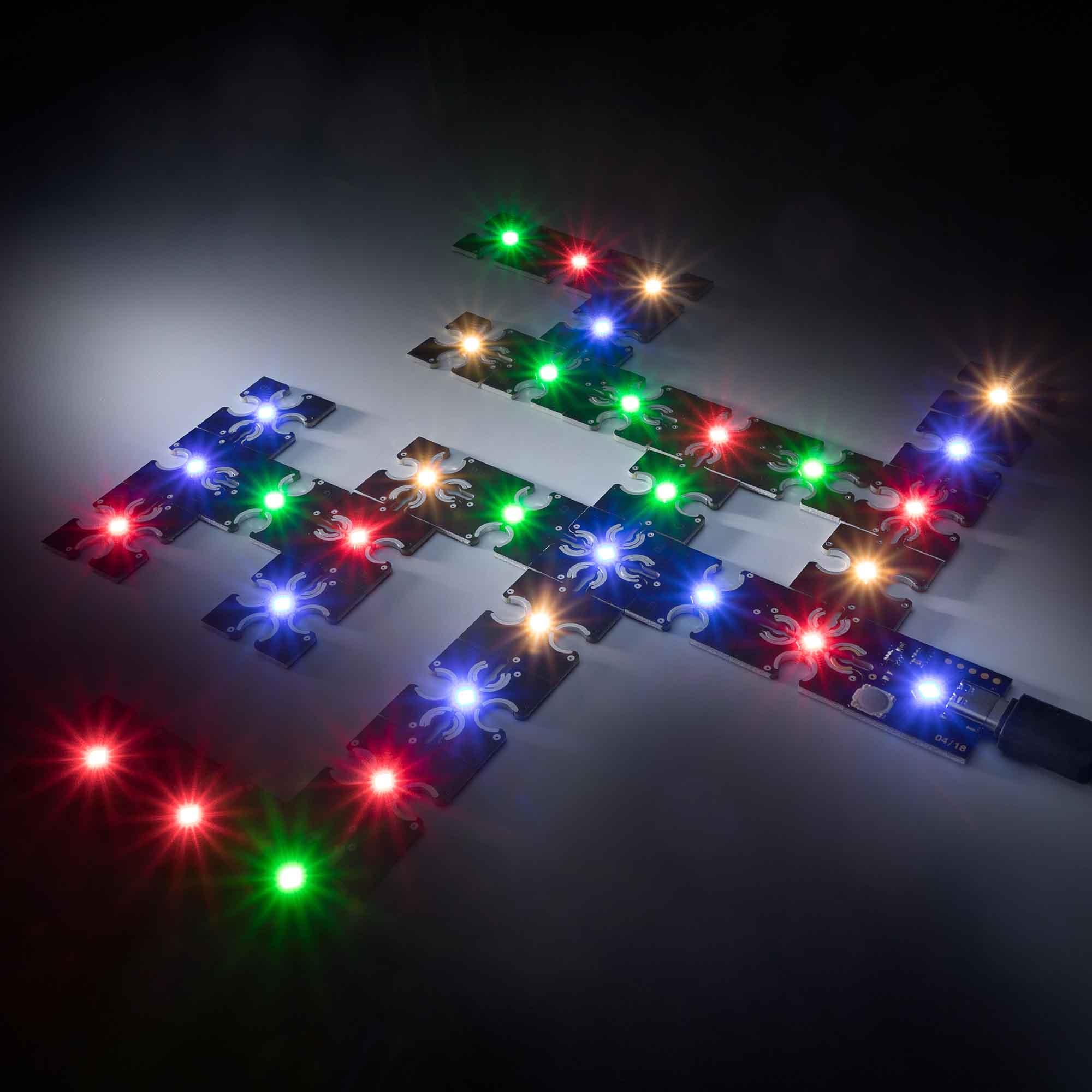 ConextPlay female module red 1 LED 0.94in/2.5cm 5V 2.5lm 0.1W