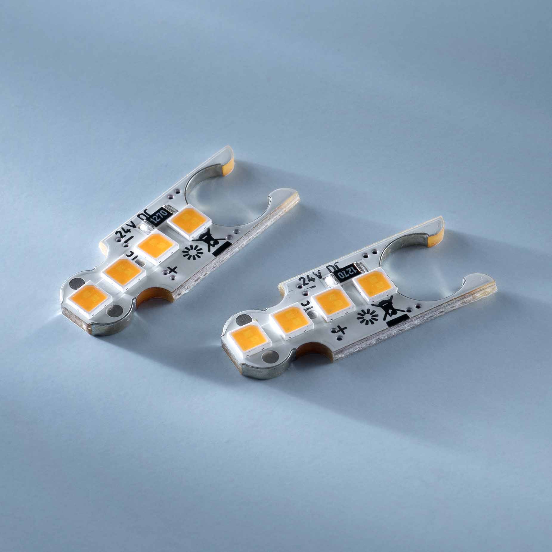ConextBar 4 LED Strip warm white CRI90 2700K 64lm 24V 4 LEDs 1.06in/2.07cm module