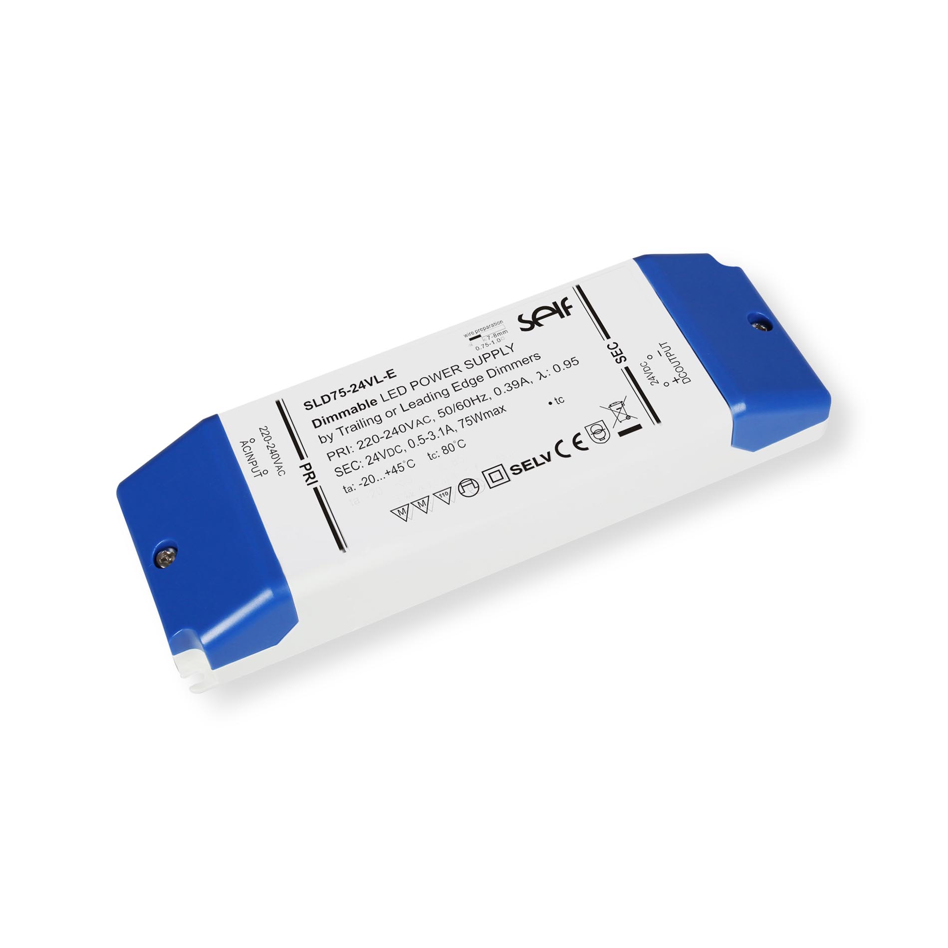 Self SLD75-24VL-E (24 V - 75 W), Power supply