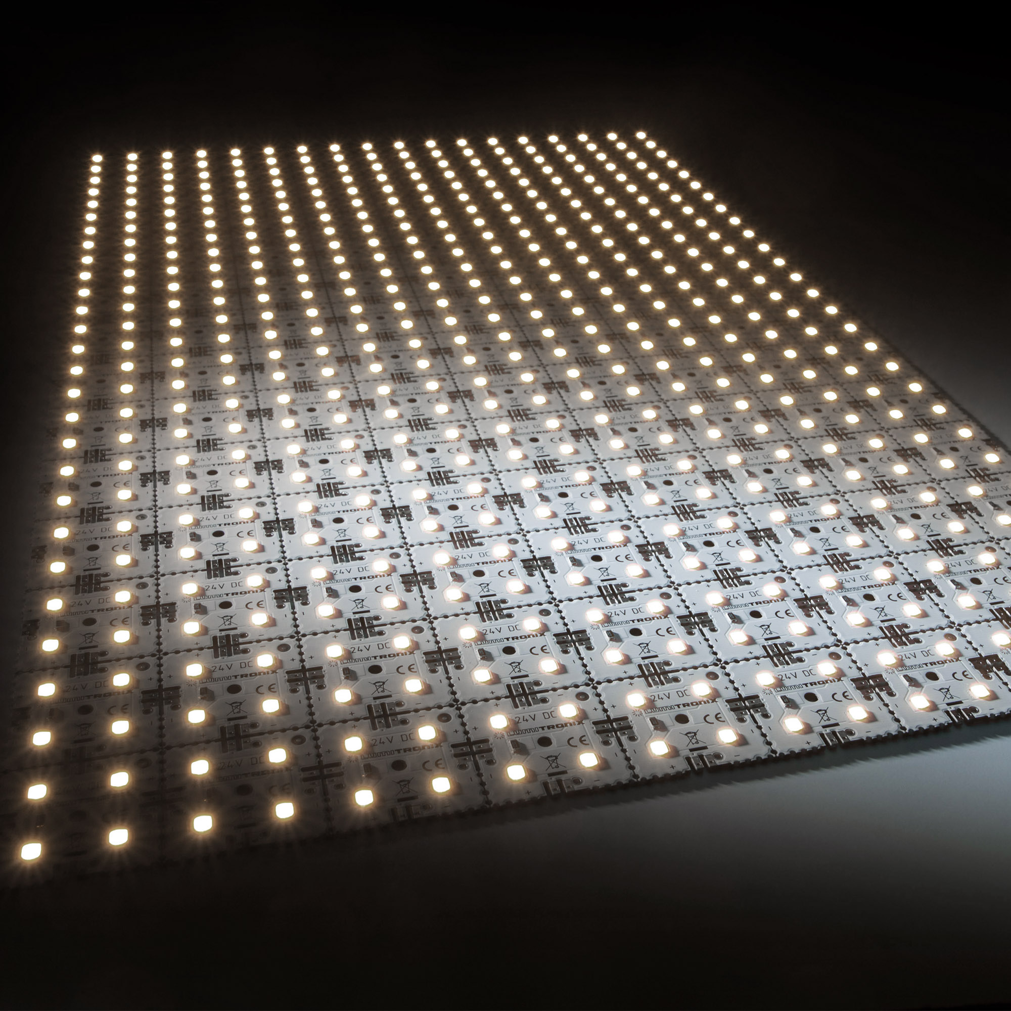 MatrixMini-126-4080 Nichia LED Module (9x14) pure white 5000K 10400lm 504 LEDs 24V 60.5W 10.63x16.53" (8500 lm/sqft)