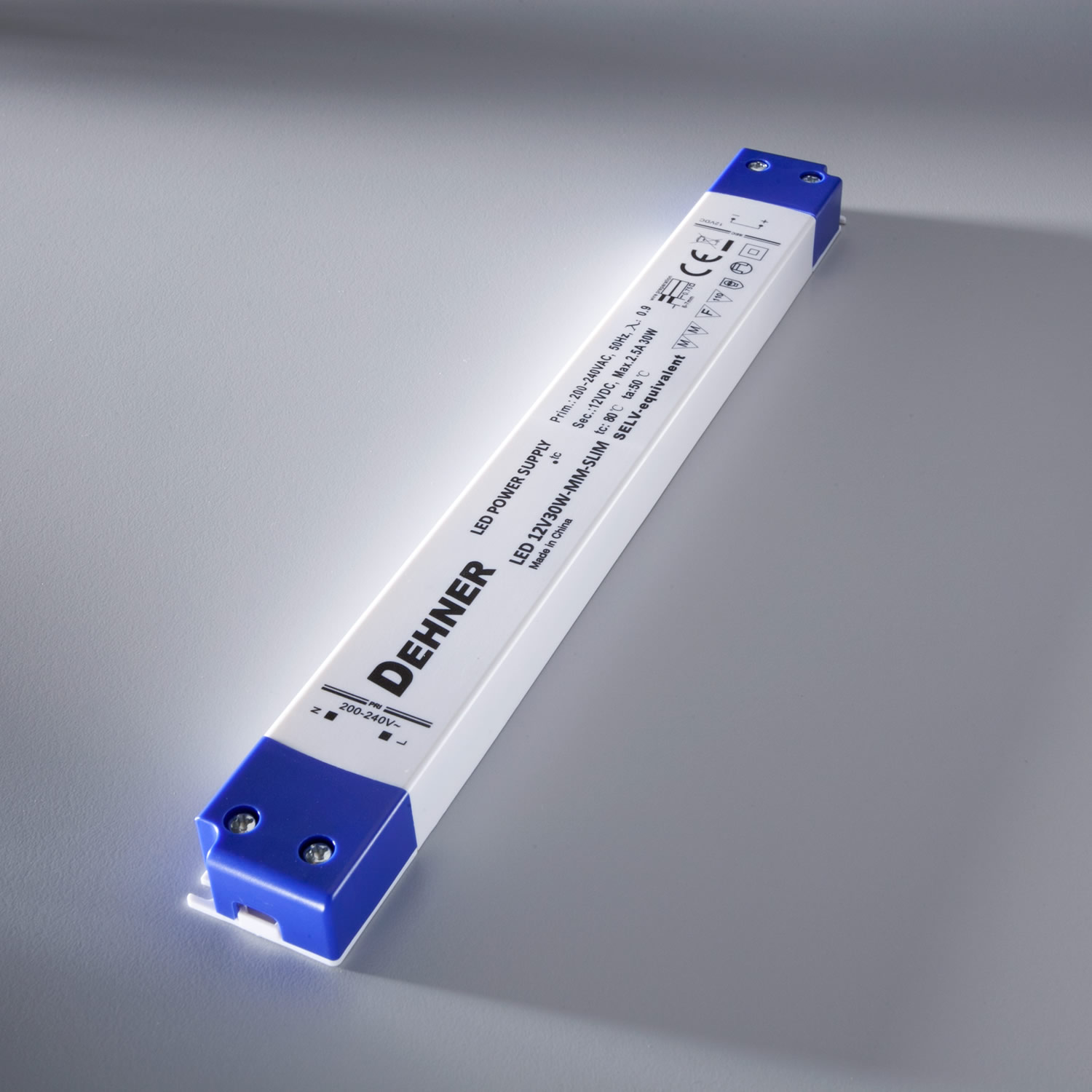 Power Supply Dehner LED 12V30W-MM-SLIM slim 1.2.A 24V 30W