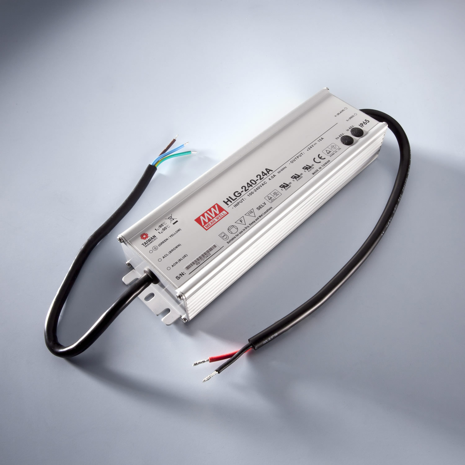 Constant Voltage Power Supply Mean Well HLG-150H-12B IP67 230V to 12V 12.5A 150W DIM