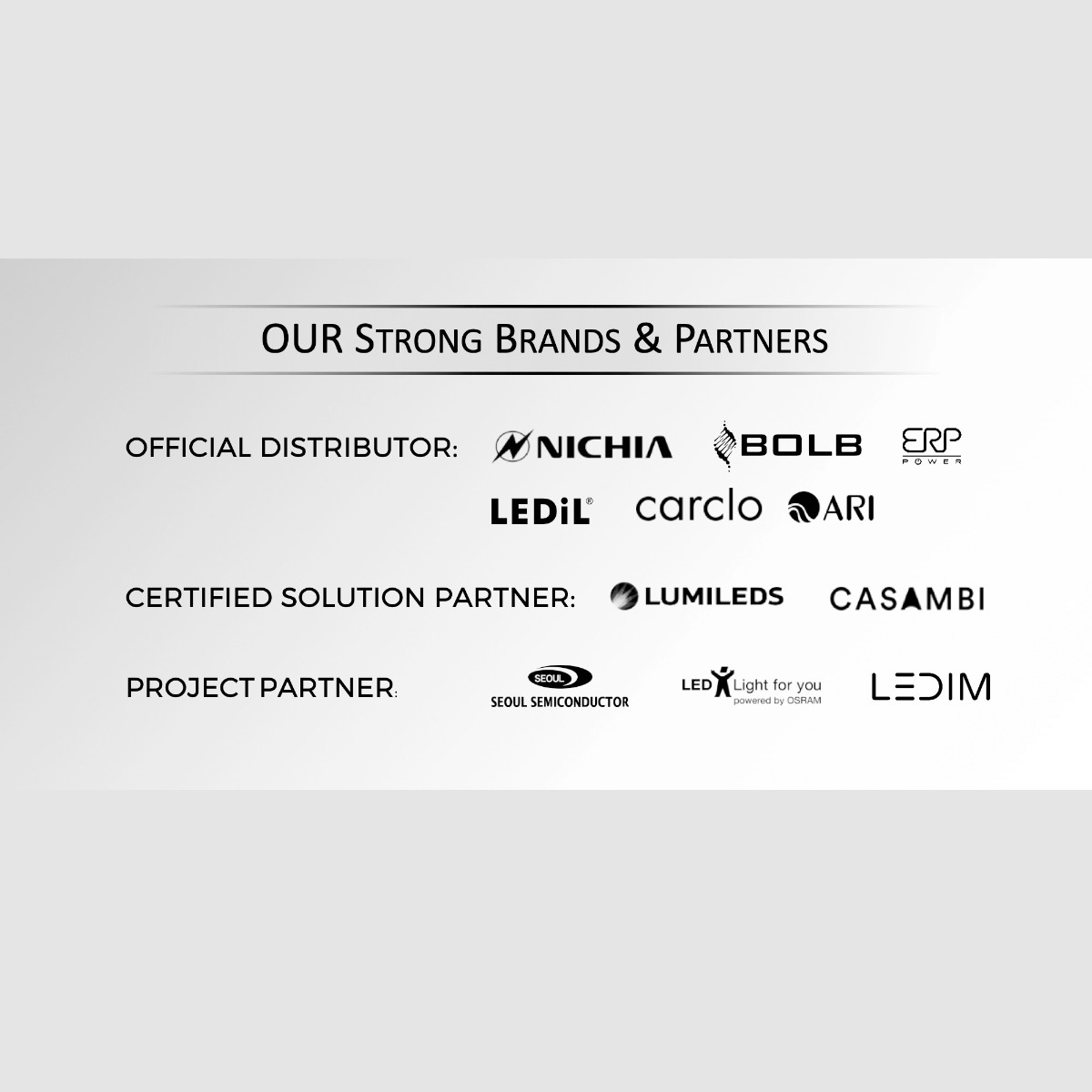 LumiBar-52-3098+ Configurable Nichia LED Strip Zhaga L56W2 White CRI 70-99 1800-7800K 350mA 52 LEDs 22.05" (up to 1372lm/ft)