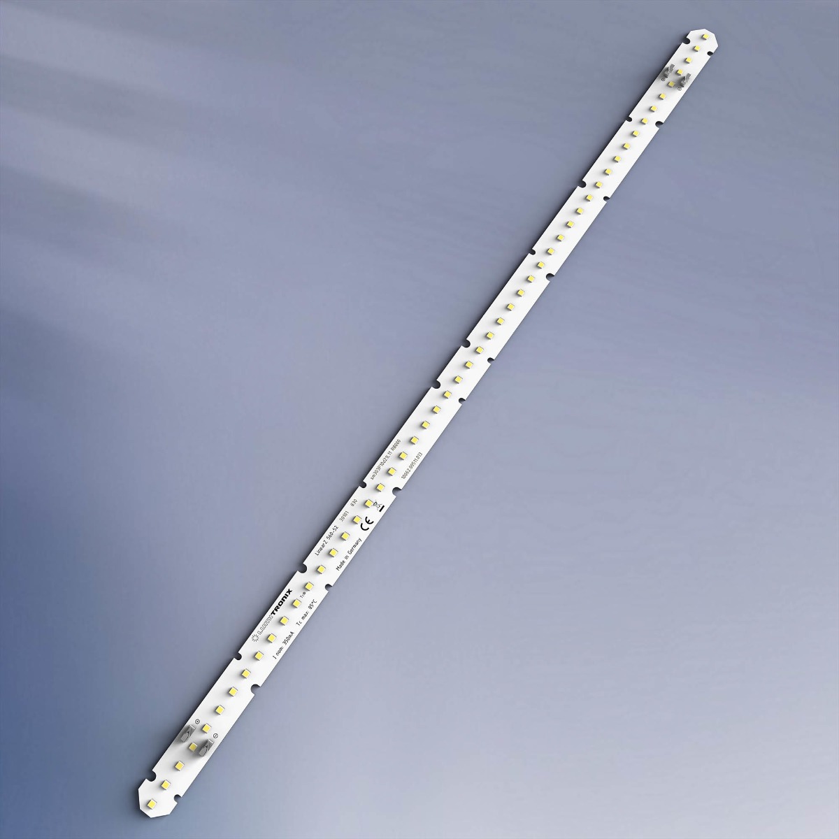 LumiBar-52-3098+ Configurable Nichia LED Strip Zhaga L56W2 White CRI 70-99 1800-7800K 350mA 52 LEDs 22.05" (up to 1372lm/ft)