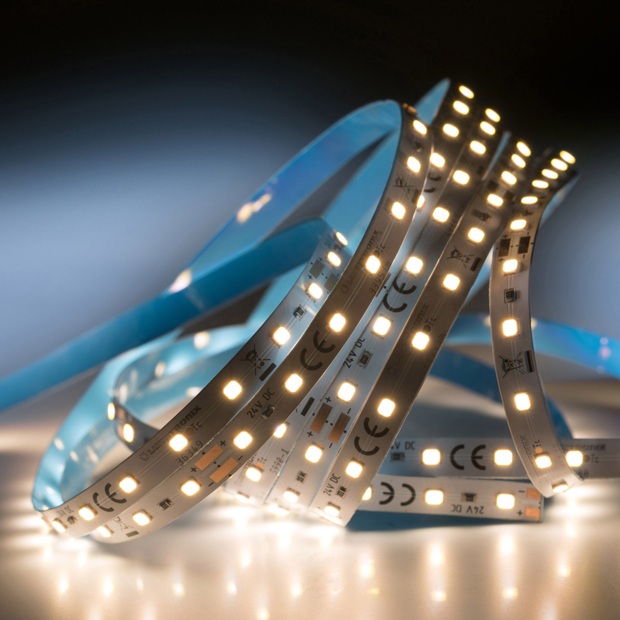 LumiFlex1080 Seoul LED Strip pure white CRI80 4000K 3395lm 24V 70 LEDs/m 5m reel (680lm/m 4.14W/m) 
