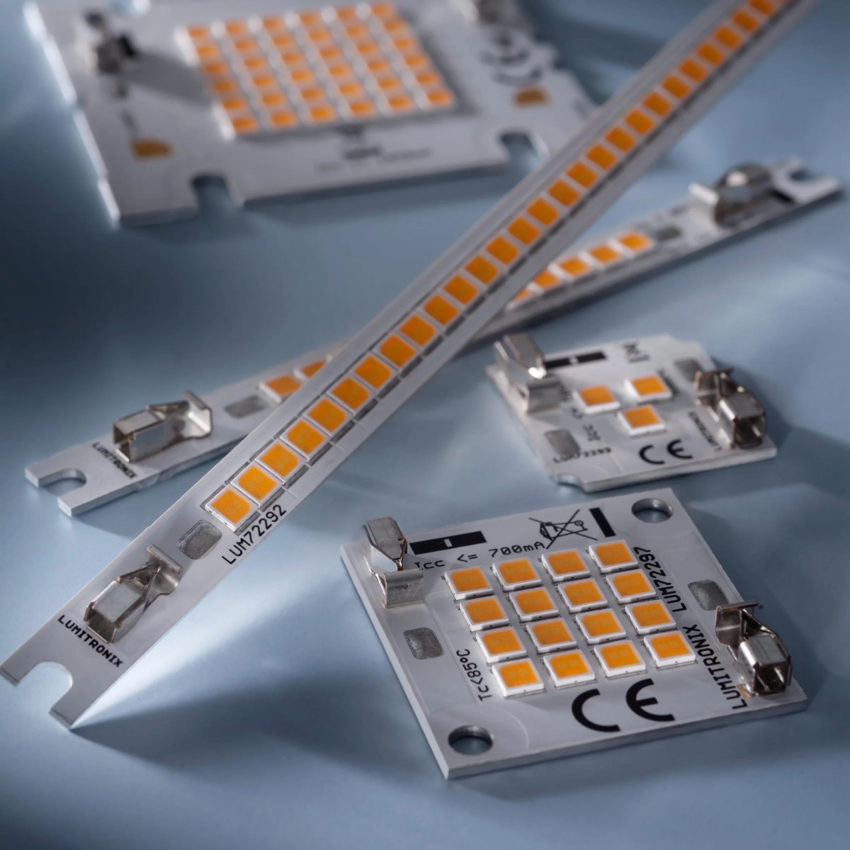 Custom Made Compact Plug & Play Nichia 757 White LED Modules, Made in Germany, 1.18-5.91" length & 0.2-5.91" width