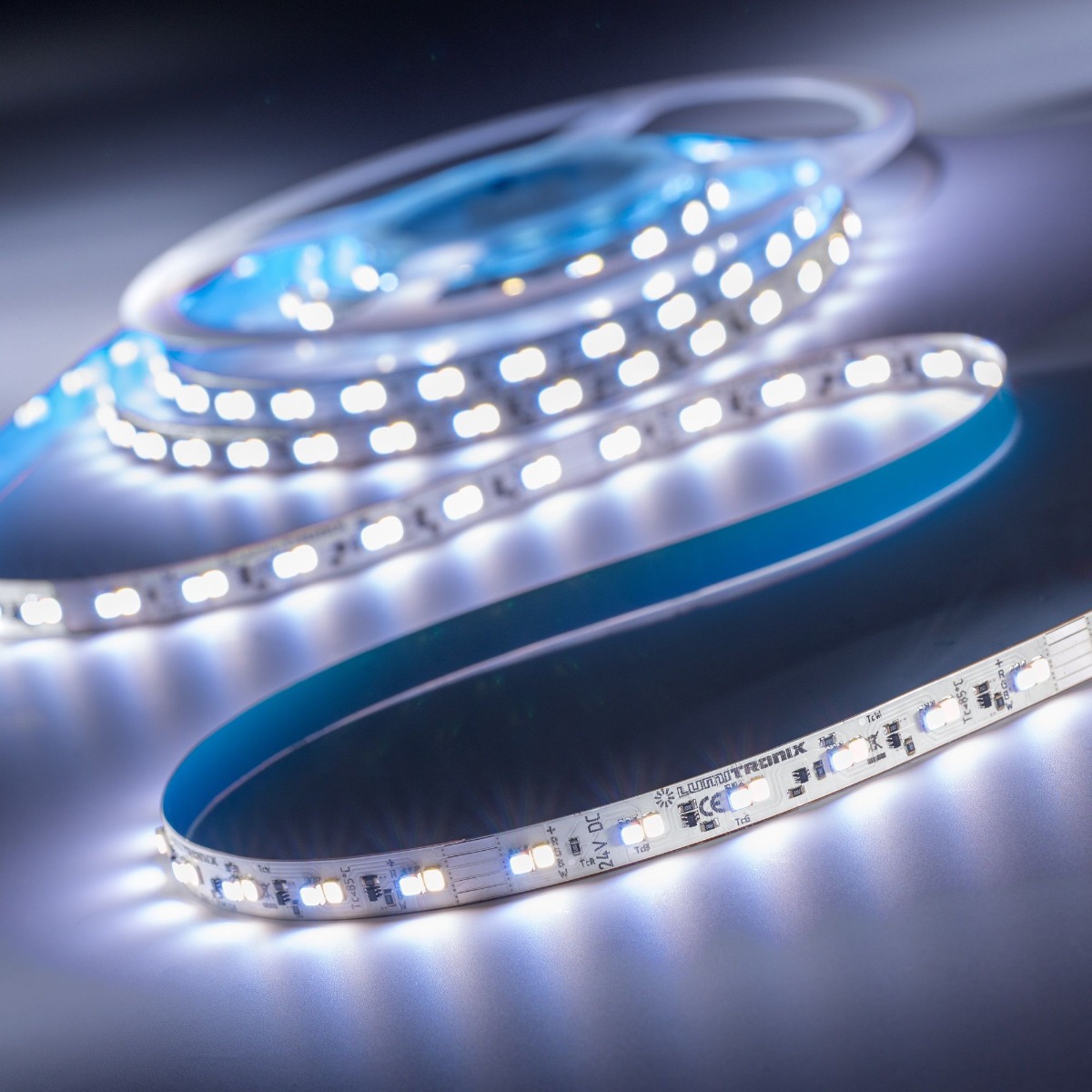 Custom Made Flexible RGB-TW LED Strips, Made in Germany, TW, Dynasolis, RGBW, RGB+TW, Made in Germany, 12/24/48V, up to 164ft length & 0.2-0.79" width