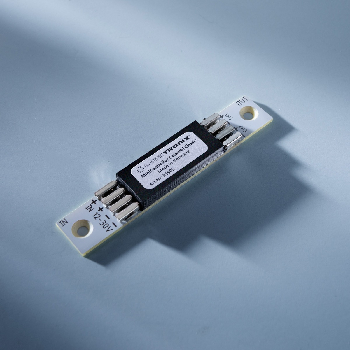 MiniController Bluetooth Light Control Unit Tunable White via Casambi App for IOS and Android, 150W 12-24VDC 