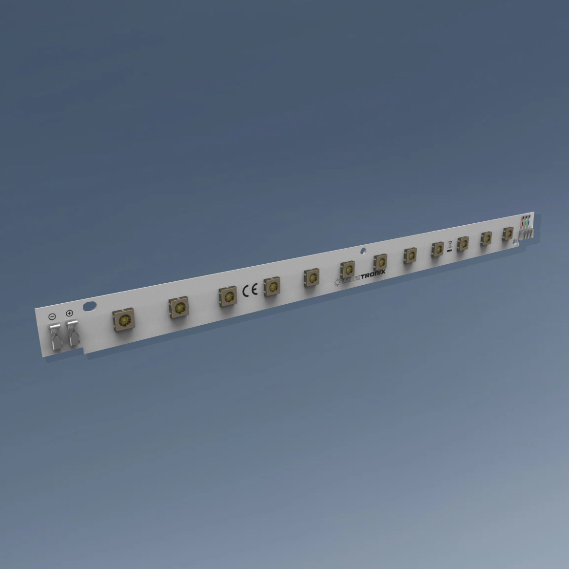 Violet Configurable Nichia UVC UVB Linear LED Module 12 x Nichia LEDs 280-308nm 744-2400mW