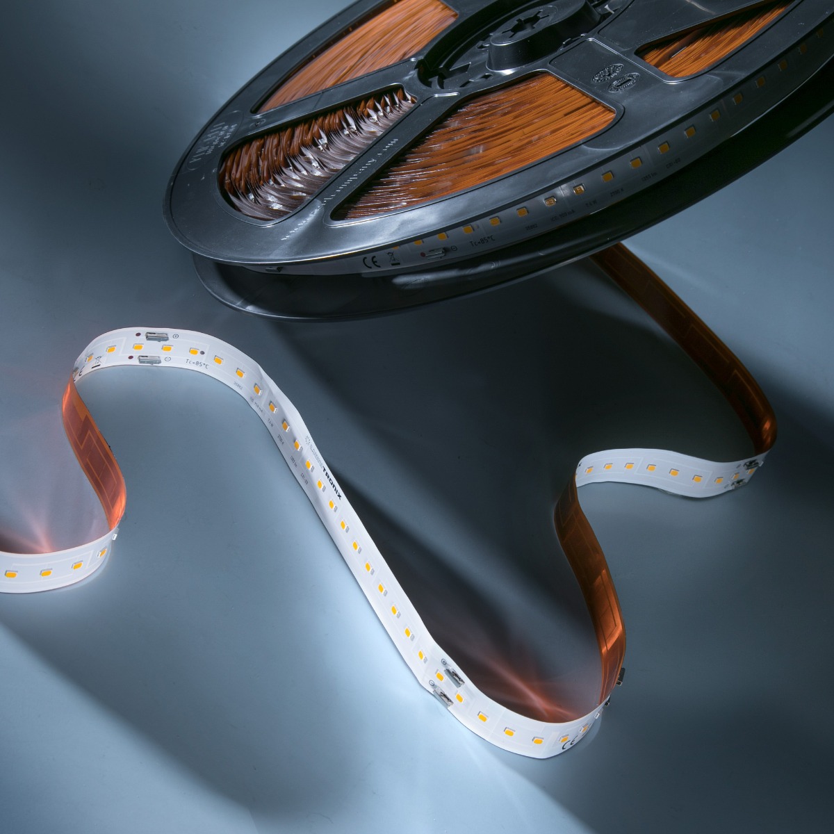 LumiFlex4080 Seoul LED Strip warm white 2700K 27100lm 29 LEDs/ft 18.37ft reel (1463lm/ft and 7.8W/ft) 